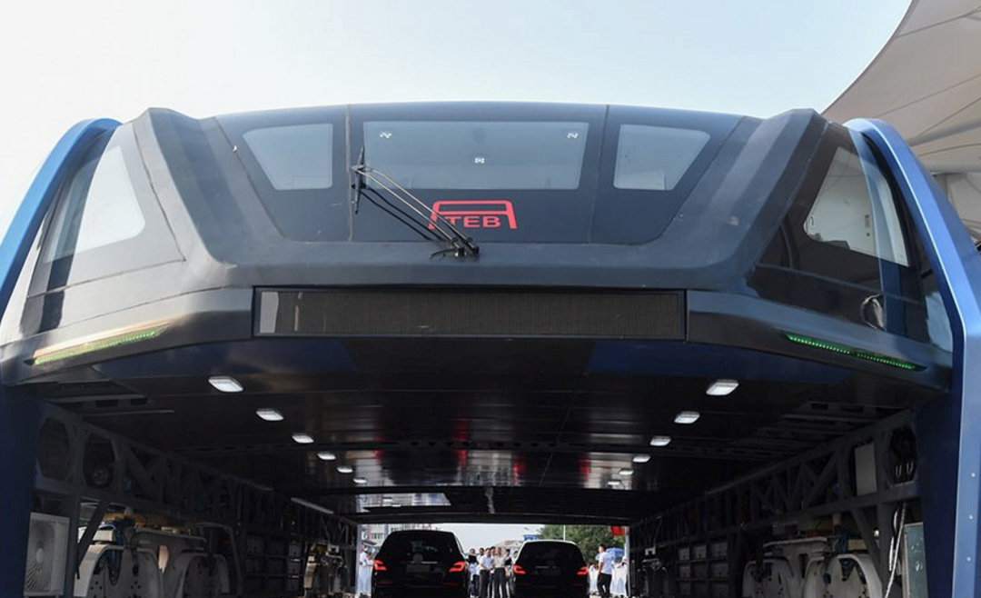 China’s Transit Elevated Bus Tested, Confirmed Awesome